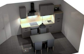 Erstbezug! Helle 3-Zimmer-Wohnung mit Balkon und Stellplatz, 49406 Barnstorf, Wohnung