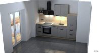 Erstbezug: 2-Zimmer-Wohnung mit Balkon in ruhiger Lage - Küche