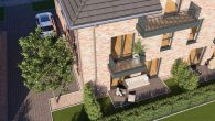 Helle 2,5-Zimmer-Wohnung mit Stellplatz und Balkon im Erstbezug - Hinteransicht