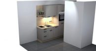 Erstbezug: Helle 2-Zimmer-Wohnung mit Balkon und hochwertiger Ausstattung - Küche