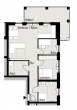 Neubau | Lichtdurchflutete 3-Zimmer-Wohnung mit Balkon - Grundriss