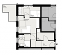 Moderne 2-Zimmer-Neubauwohnung mit Balkon und Stellplatz - Grundriss