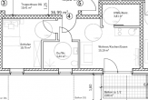 KFW-40-QNG // Helle 2-Zimmer-Neubauwohnung mit Balkon in Eversten - Grundriss