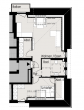 Exklusive 2-Zimmer-Wohnung mit Balkon und Stellplatz im Erstbezug - Grundriss