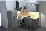 Exklusive 2-Zimmer-Wohnung mit Balkon und Stellplatz im Erstbezug - Küche