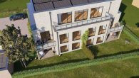 Neubau: 2-Zimmer-Wohnung im Erdgeschoss mit Terrasse und Garten - Außenansicht