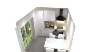 Neubau: 2-Zimmer-Wohnung im Erdgeschoss mit Terrasse und Garten - Küche