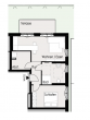 Erstbezug - Moderne 2-Zimmer-Wohnung mit Terrasse und eigenem Gartenanteil - Grundriss