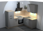 Stilvolle 2-Zimmer-Neubauwohnung mit Balkon in ruhiger Lage - Küche