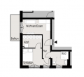 Stilvolle 2-Zimmer-Neubauwohnung mit Balkon in ruhiger Lage - Küche