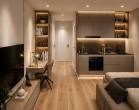 Neubau-Mikroapartment in Uninähe // Teilmöbliert & KfW 40 QNG - Bild Küche.PNG